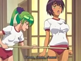 Libidinous komedi anime filem dengan tidak disensor futanari, kumpulan,