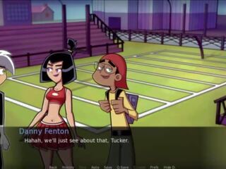 Danny phantom amity parkere del 13 tripping den cheerleaders