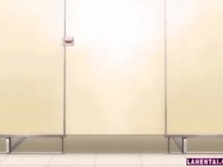 Hentai damsel Gets Fucked From Behind On Public Toilet