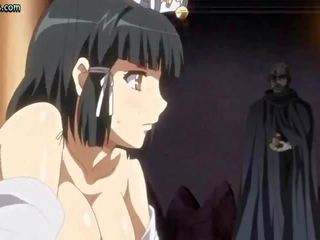 Anime street girl gets covered in cum