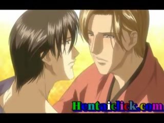 Inviting hentai homo lovers secretly kiss and reged film show