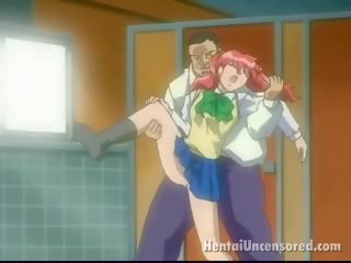 Fiery redheaded hentai minx saamine vähe tussu perses poolt