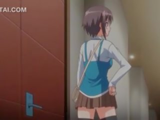 Terikat sehingga hentai divinity mendapat faraj disapu upskirt