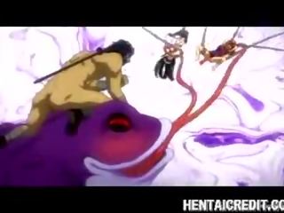 Hentai holky dostane chapadlo v prdeli