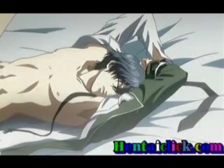 Flirty Hentai Gay Hardcore adult clip And Love In Bed