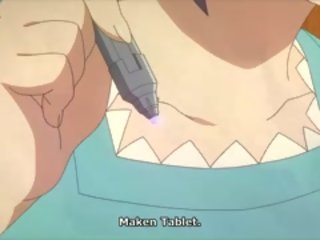 Malaki titted hentai pulot sa tuktok makakakuha ng fondled