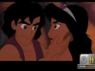 Aladdin adult video Beach sex movie with Jasmine