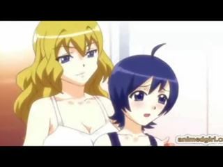 Swimsuit cartoon tgirl gets Titty fuck by big Titty cartoon